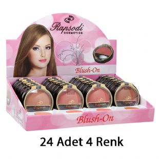 Rapsodi - Blush On - 24 Adet - 4 Renk