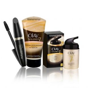 Olay T.E. Yüz Yıkama Jeli + Gündüz Kremi + Max Factor False Lash E. Maskara